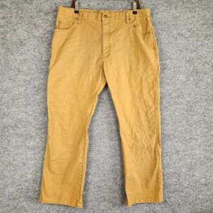 Genuine Dickies Pants Mens 38x30 Duck Brown Canvas Carpenter Utility